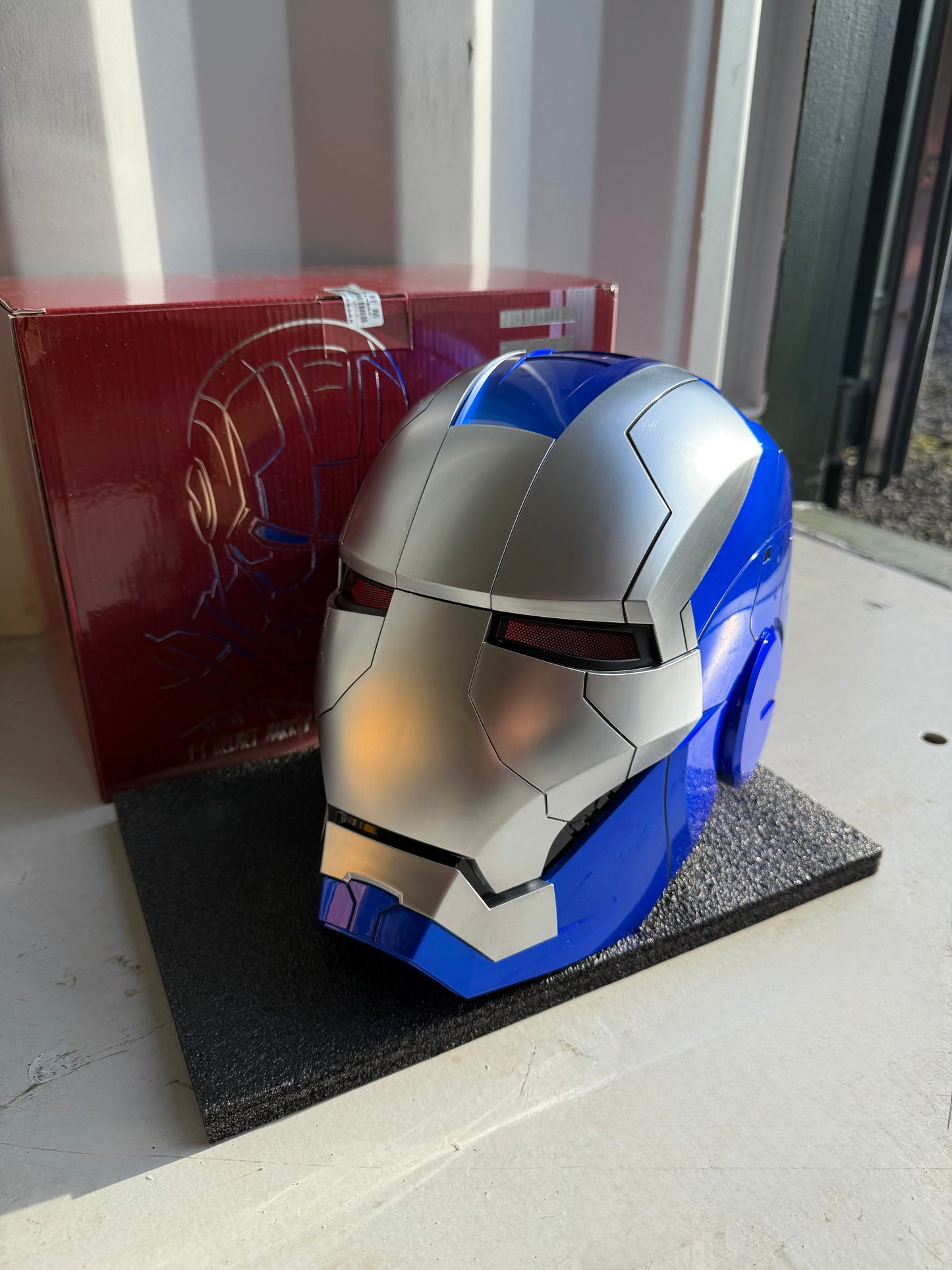 Iron Man MK5 Helmet – Voice-Controlled Wearable Armor Mask - Hero Vault