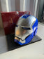 Iron Man MK5 Helmet – Voice-Controlled Wearable Armor Mask (Blue & Silver) - Hero Vault