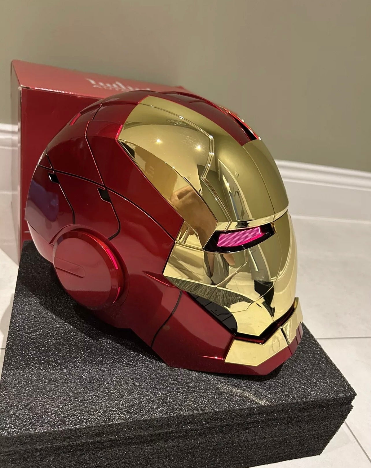 Iron Man MK5 Helmet – Voice-Controlled Wearable Armor Mask - Hero Vault