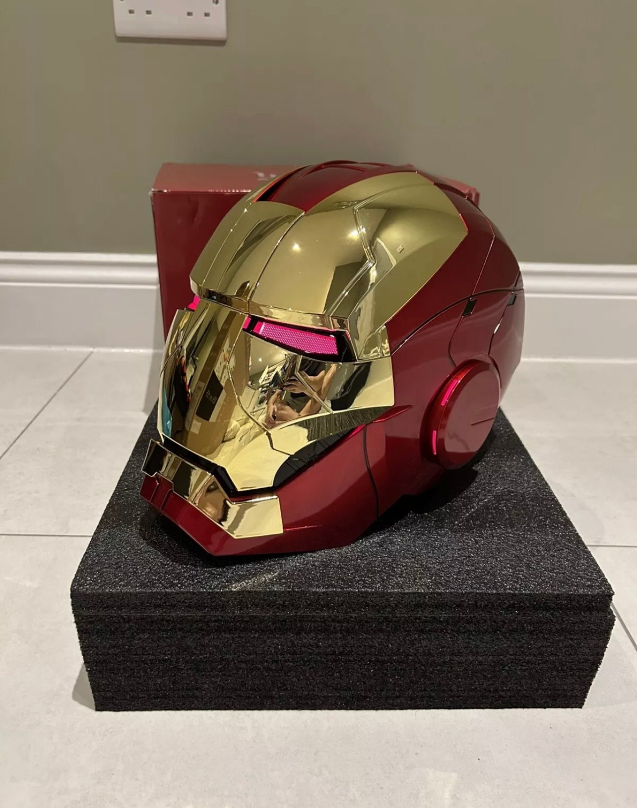 Iron Man MK5 Helmet – Voice-Controlled Wearable Armor Mask - Hero Vault