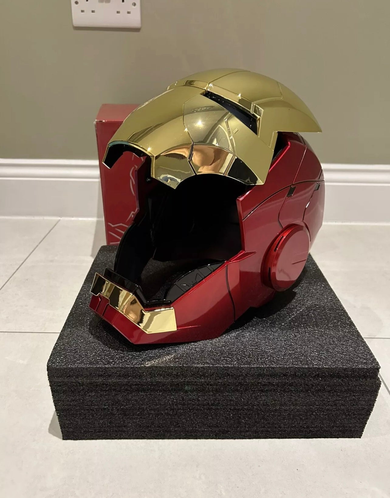 Iron Man MK5 Helmet – Voice-Controlled Wearable Armor Mask - Hero Vault