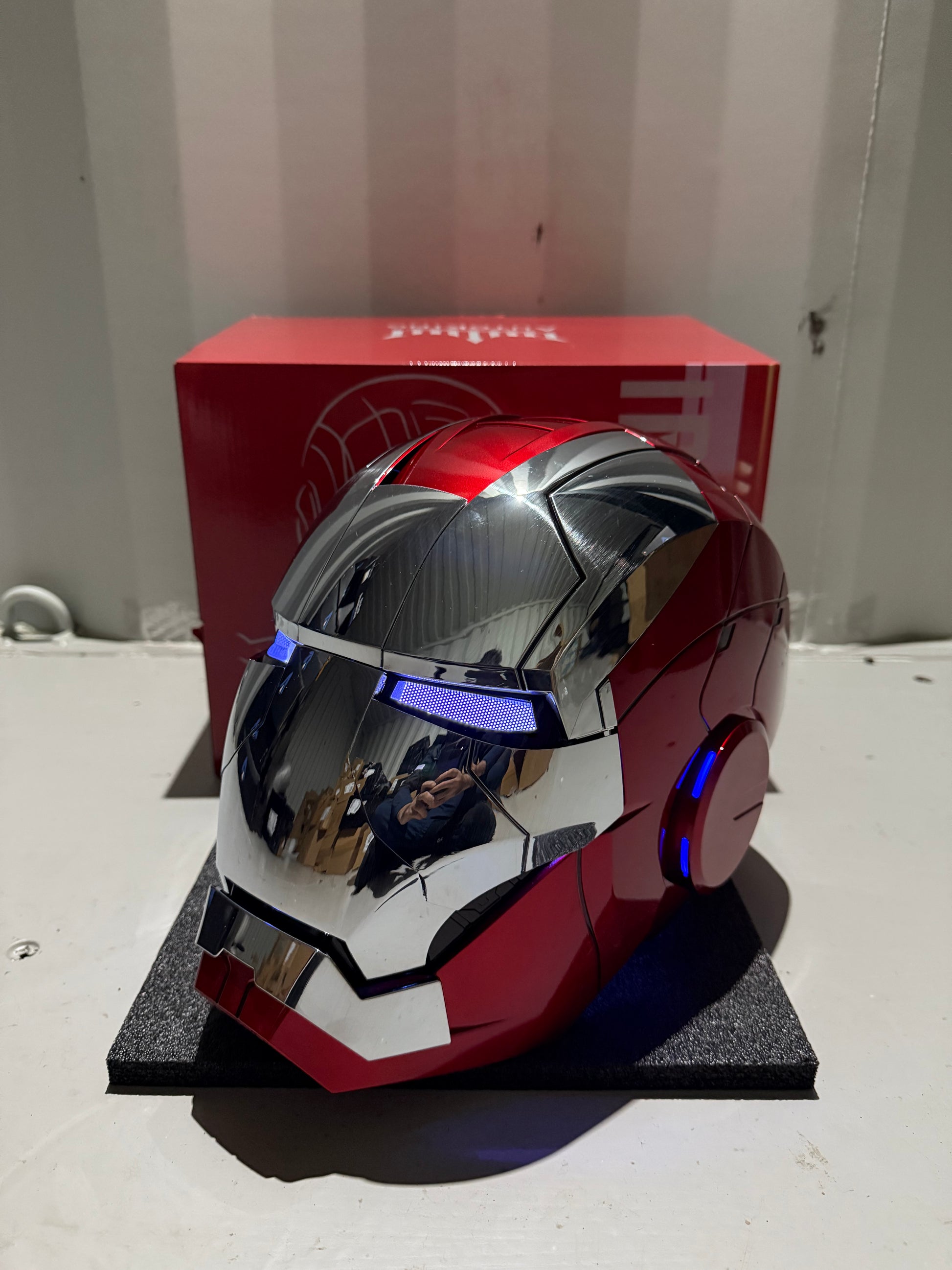 Iron Man MK5 Helmet – Voice-Controlled Wearable Armor Mask - Hero Vault