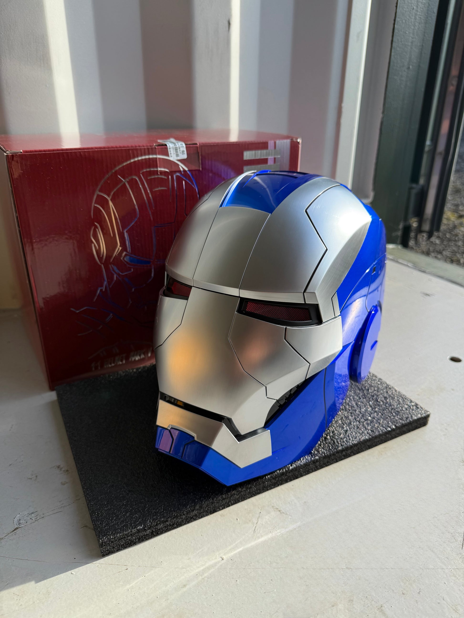 Iron Man MK5 Helmet – Voice-Controlled Wearable Armor Mask - Hero Vault